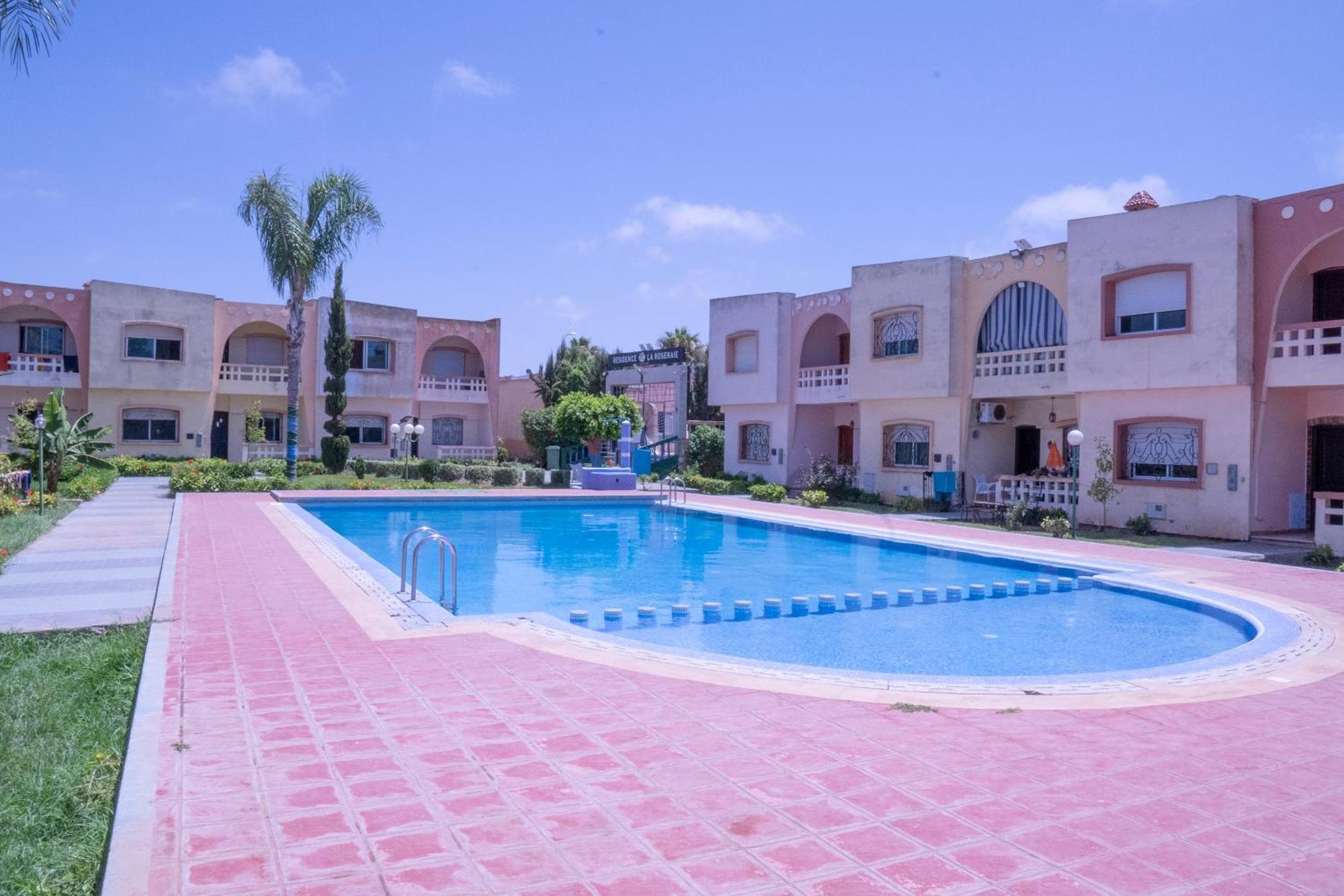Duplex La Roseraie A 2Min De La Plage 2 Piscines Сиди Бузид Екстериор снимка